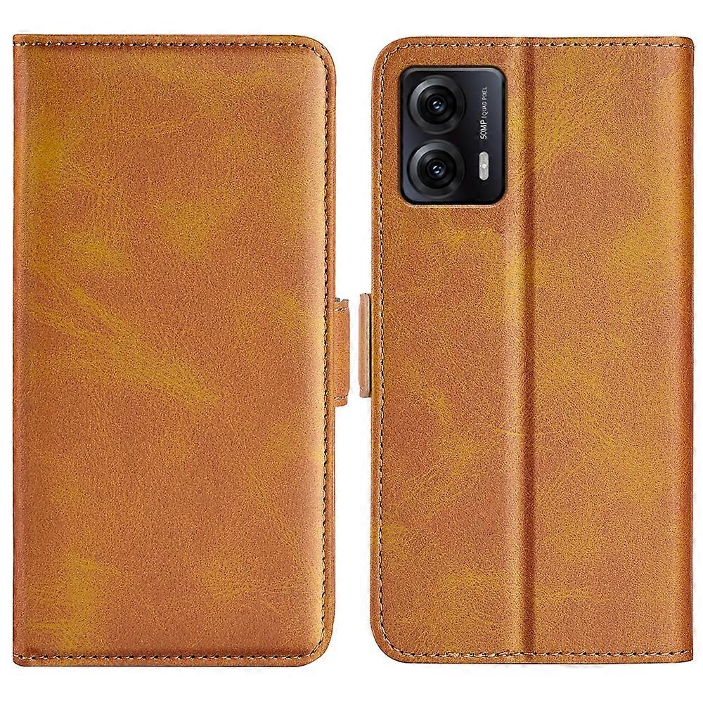 Capa de couro para Motorola Moto G53