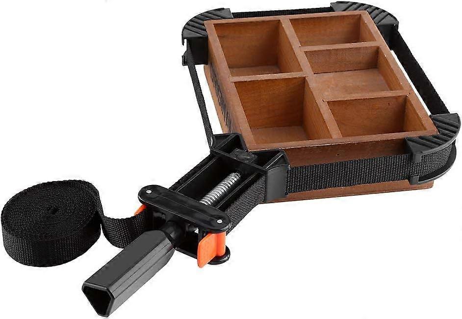 Multi-Function Adjustable Corner Clamp,4 Jaws Band Strap Clamp Frame Holder Binding Woodworking Tool