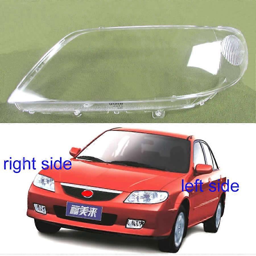 For Mazda 323 Familia Front Headlight Shell Headlamp Cover PC Transparent Lampshade Plexiglass Replace Lens