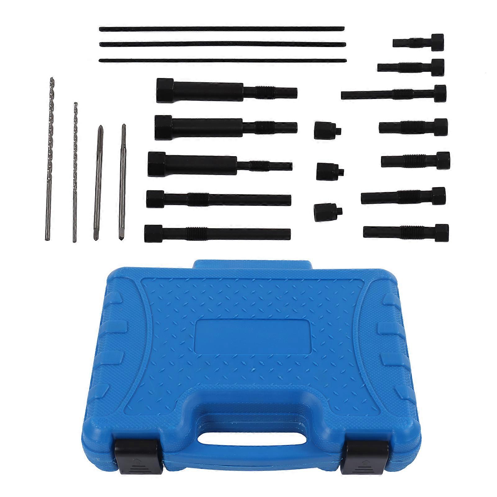 22Pcs Glow Plug Remover Extraction Removal Tool Set Kit with Storage Box for M10 M8 YEMAA
