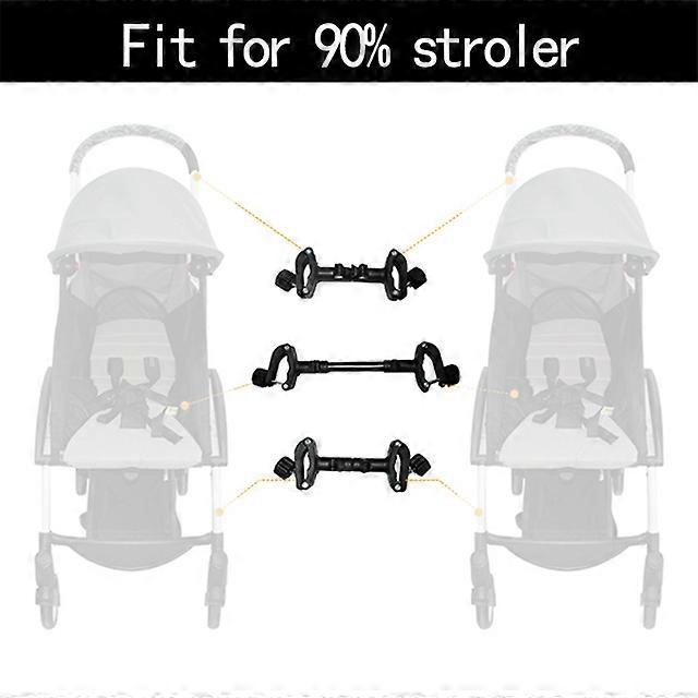 Universal Stroller Accessories 3pcs Coupler for Prams Adapter Make 2 Carriages Into Twin Pushchair fit for All Stroller