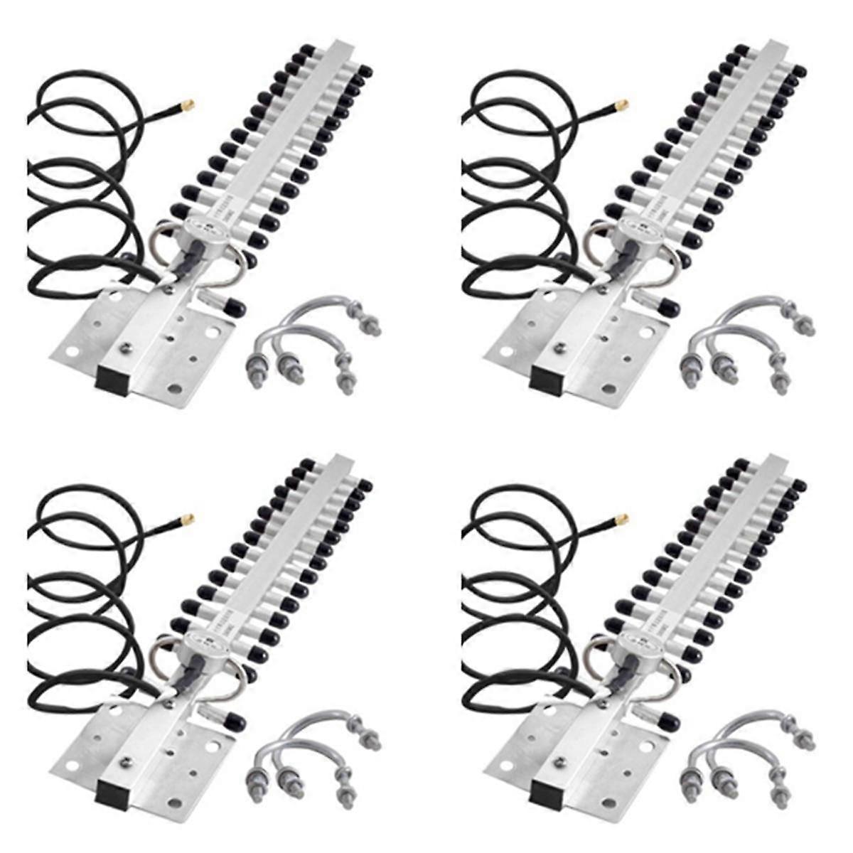 4X 2,4 GHz 16DBI-18DBI WLAN WiFi Omni Wireless Antenne 1,5 m