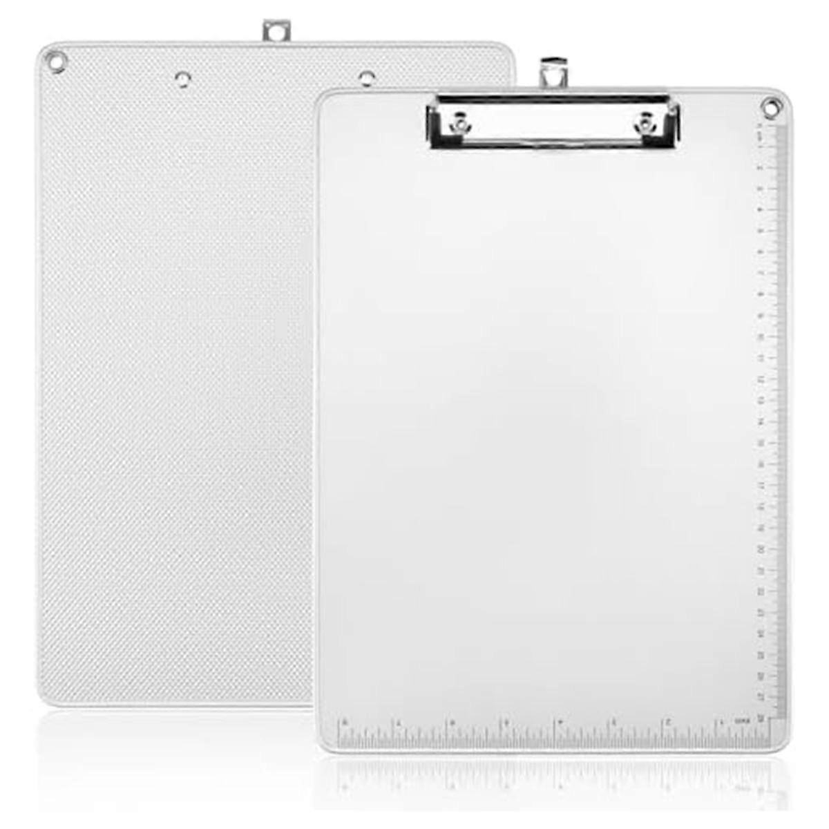 Metal Clipboard Aluminum Look Clipboards with Low Profile Clip,for Letter Size A4 File Paper Sheet