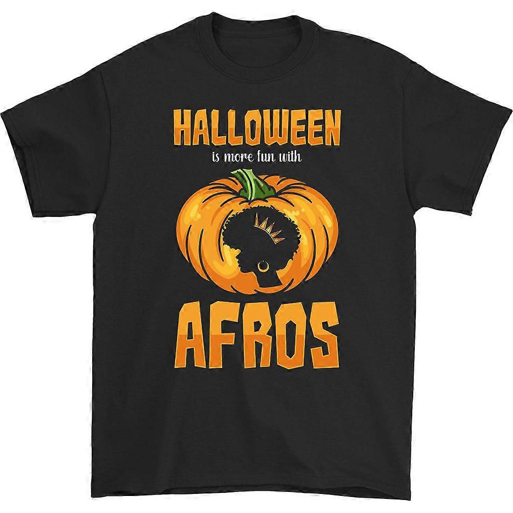 Camiseta Halloween é mais divertida com afros