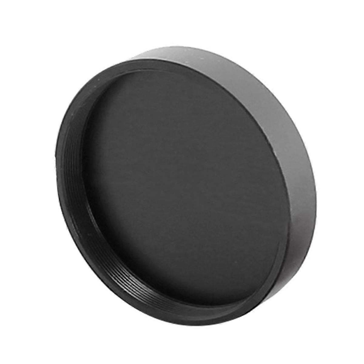 天体写真用フルメタル望遠鏡レンズダストキャップ保護カバーM48X0.75mm ブラック