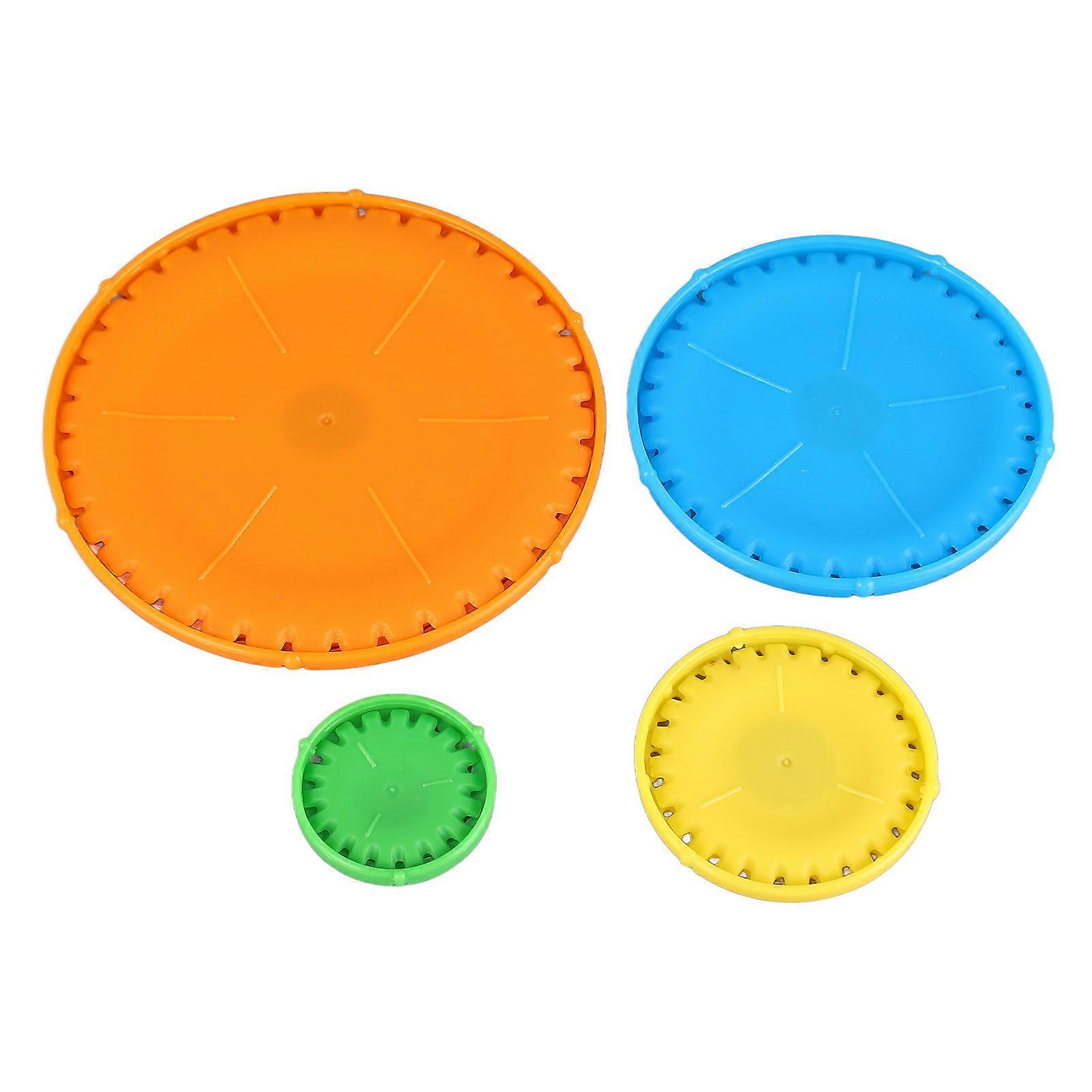 4Pcs Flower Maker Set Round 4 Sizes Flower Maker Quick and Easy Flower Maker Plates for Fabric Flower Making