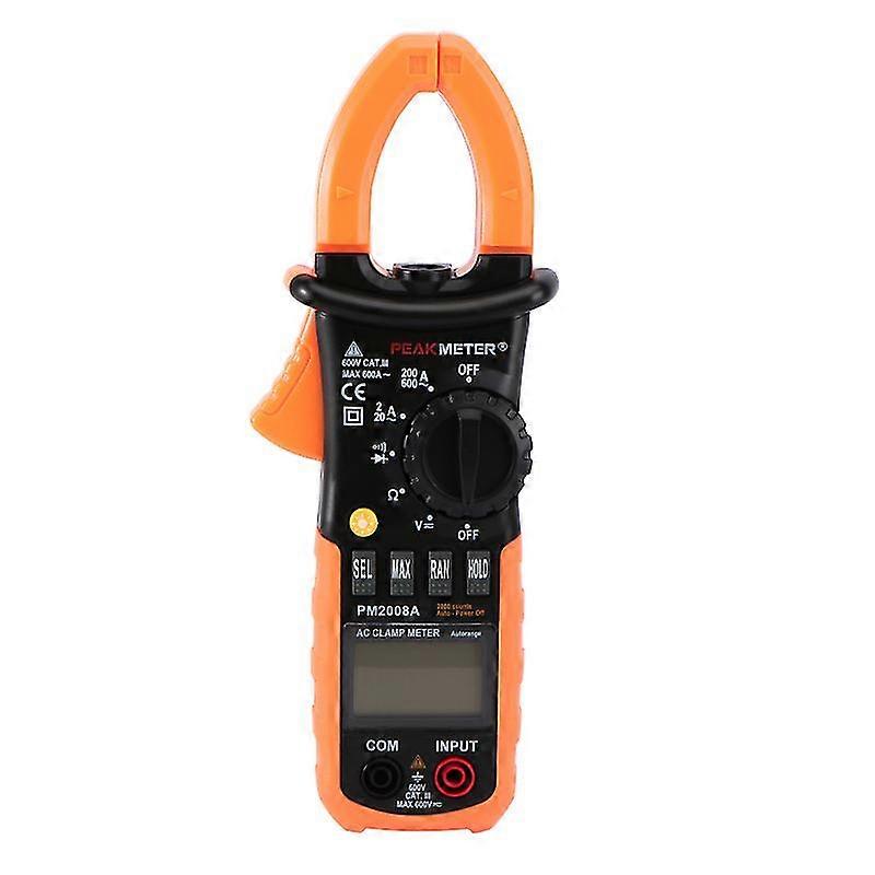High Accuracy Clamp Meter Digital Multimeter Ampere Meter Voltage Tester With Light