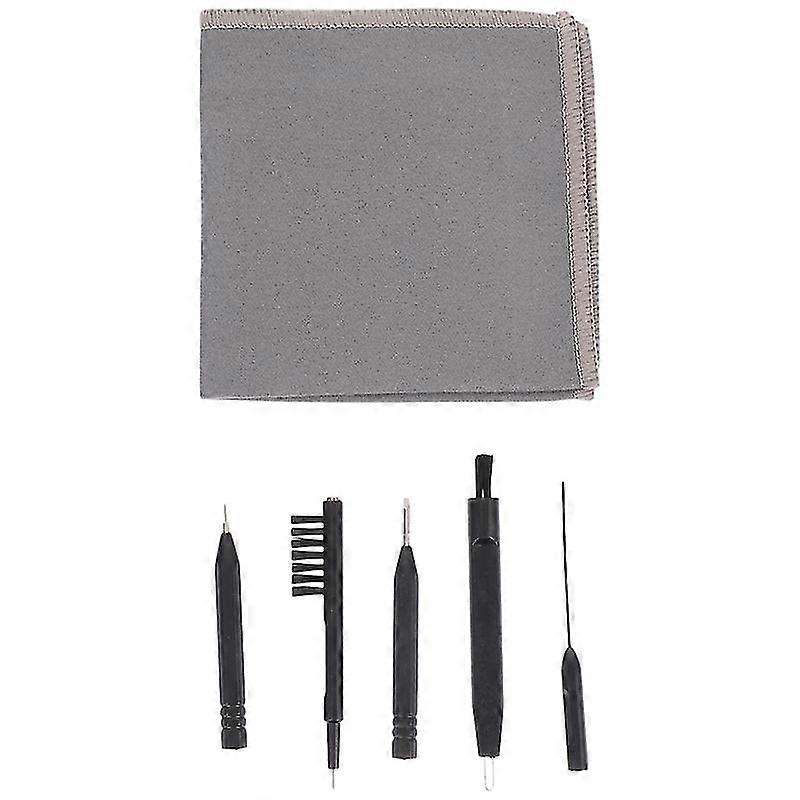 6pcs Brushing Rods Practical Hearing Aid Cleaning Tool Universal Cleaning Brush