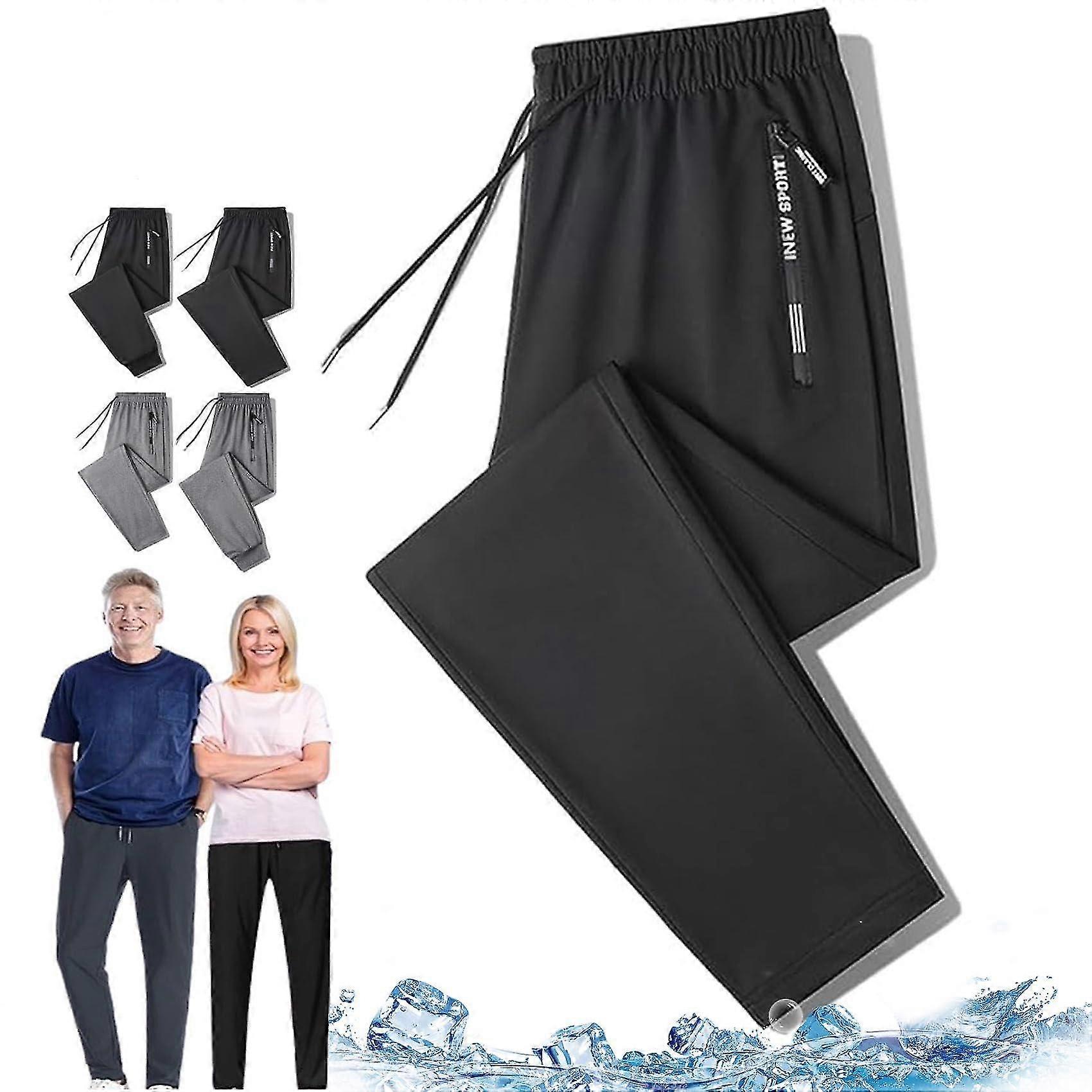L-8XL Unisex Ultra Stretch Quick Drying Pants, Large Size Stretch Active Quick Drying Pants for Men And Women, with Pockets -GSL