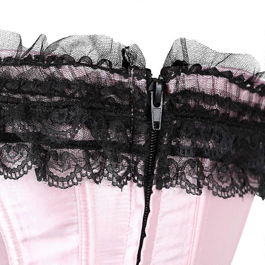 Adelaide Turquoise Satin Burlesque Overbust Corset main image 1