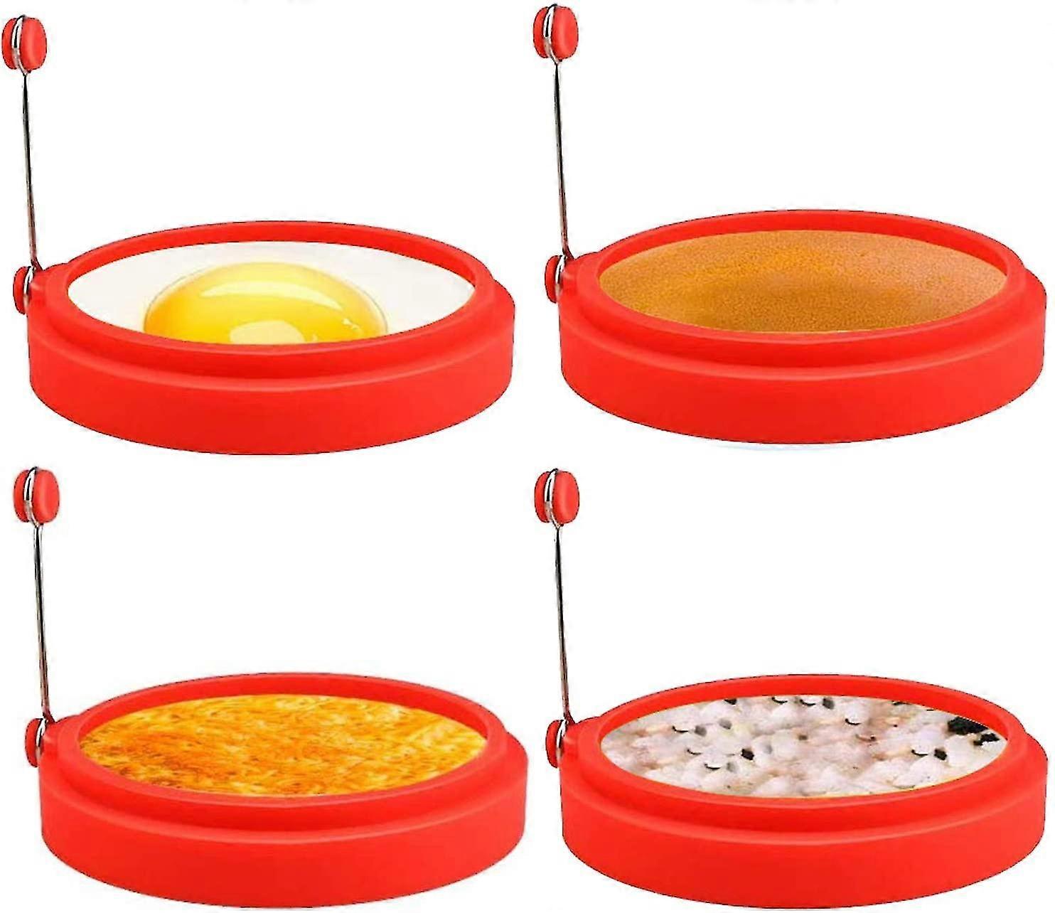 4 Inch Egg Ing Rings, Non Stick Fried Egg Ring Mold,4pack