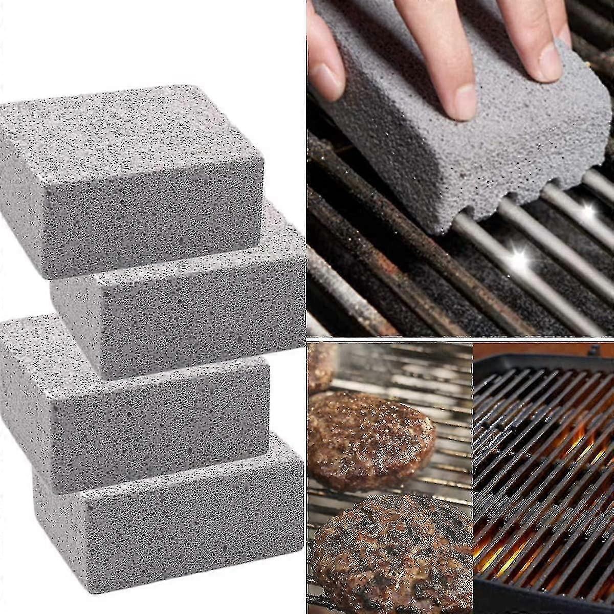 4 Pack Grill Griddle Cleaning Brick Block For Flat Tops