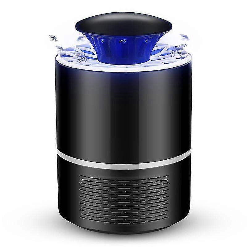 Nouveau Pige Moustiques Usb Prise Directe Pour L'intrieur, Surface Effective Jusqu' 10m, Sans Bruit, Sans Radiation-365 Noir (6 Lumires)