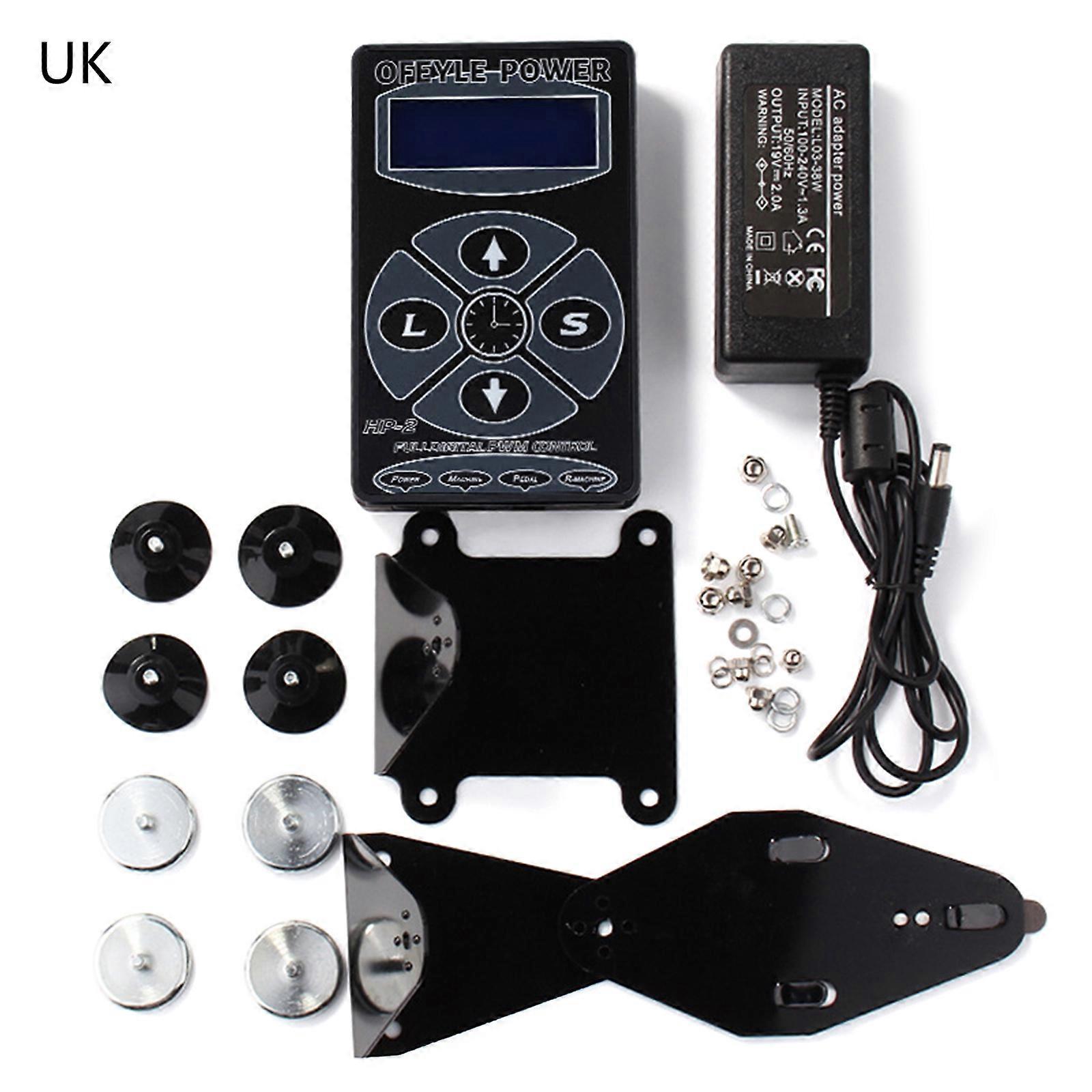 Tattoo-Netzteil HP-2 Professionelles digitales Dual-LCD-Display für Tätowiermaschinen Pistolen-Netzteile Set Source Tools