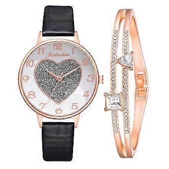 Schlanke minimalistische Mode mit Armband Zifferblatt Damen Quarzuhr Geschenkuhr