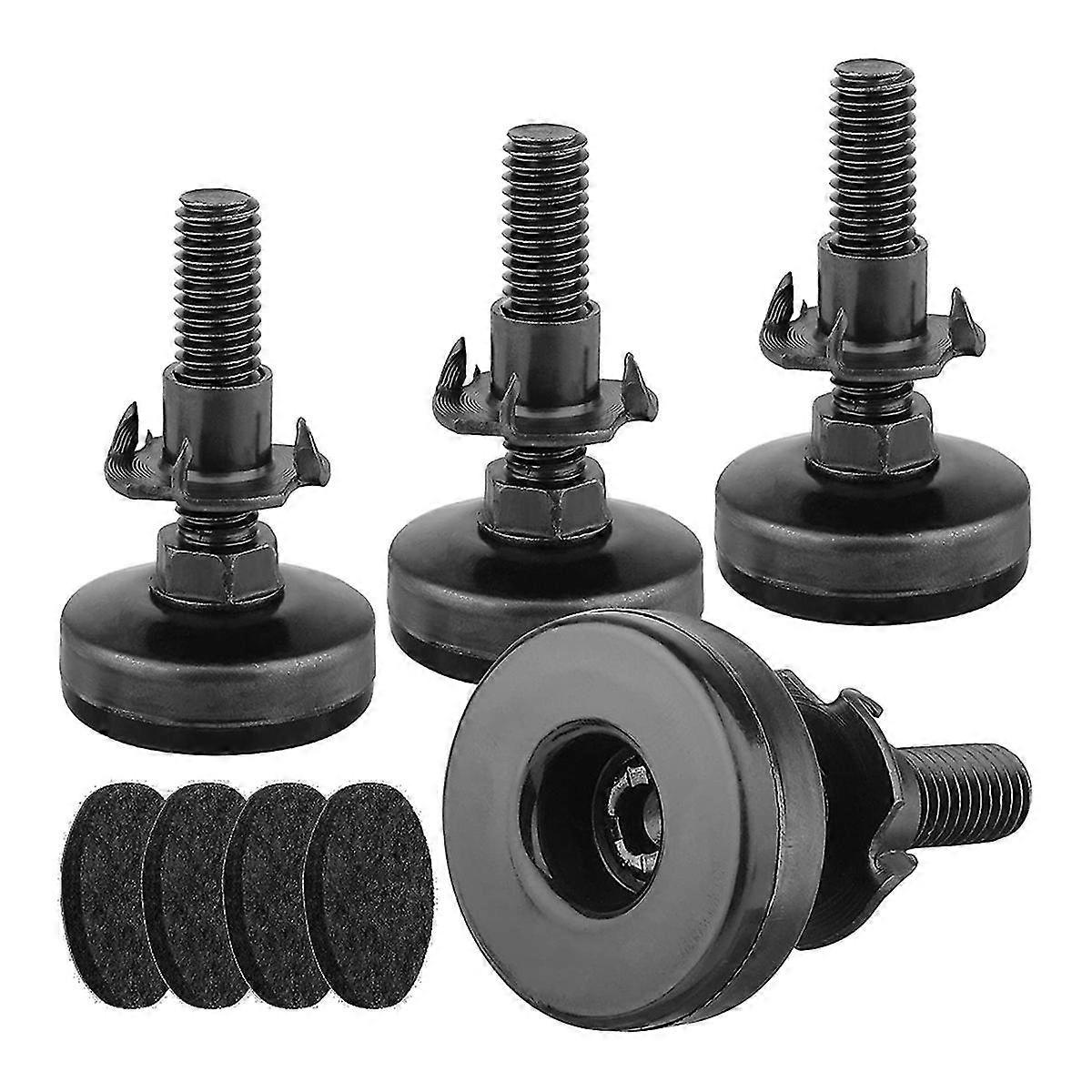 4pcs Furniture Levelers Heavy Duty Furniture Leveling Feet Adjustable Leg Levelers For Cabinets Tab