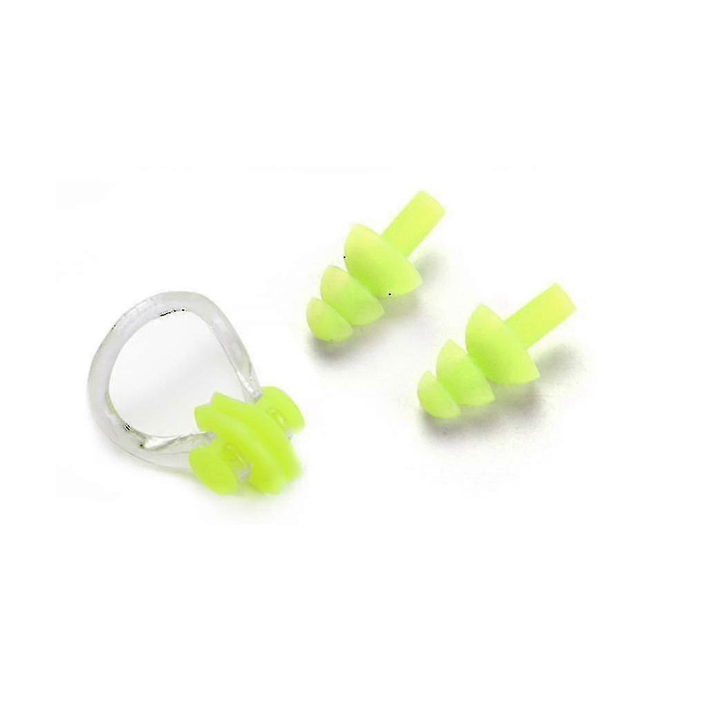 Silicone Swimming Nose Clip With Ear Plugs Set For Swimming