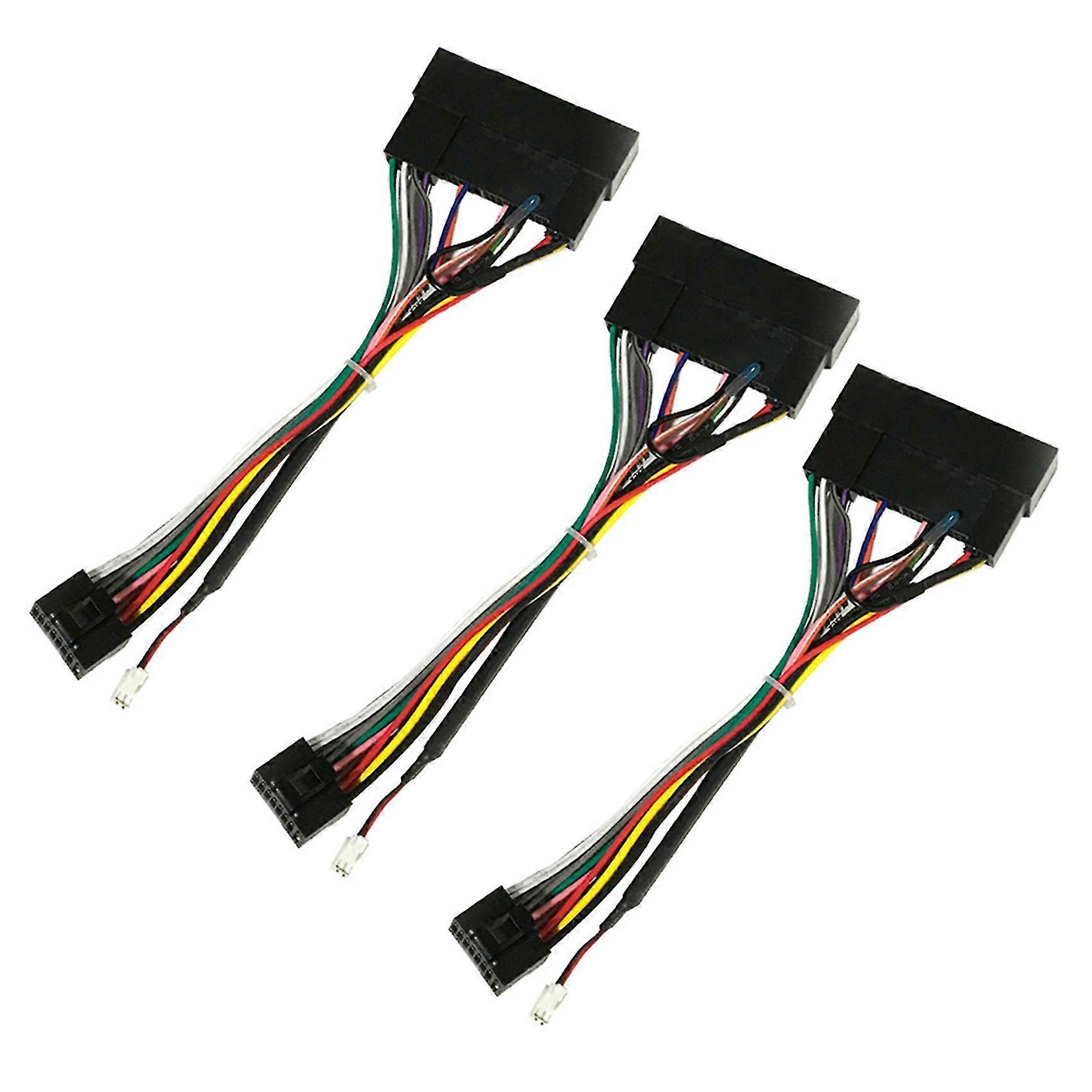 3x Car Stereo Audio 16 Pin Android Power Wiring Harness Adaptor For Carens K2/k3/k4/k5 Ix35