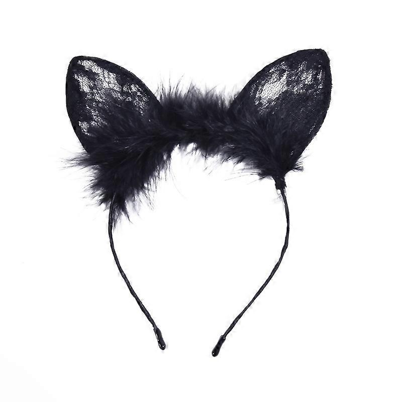 2pc Cat Ears hodebånd blonder hårbånd
