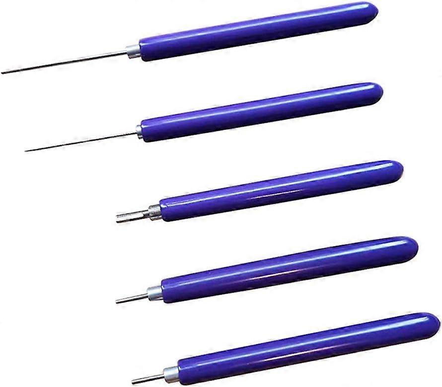5PCS Quilling Paper Tools Slotted for Beginner Needle DIY Paper Rolling Too