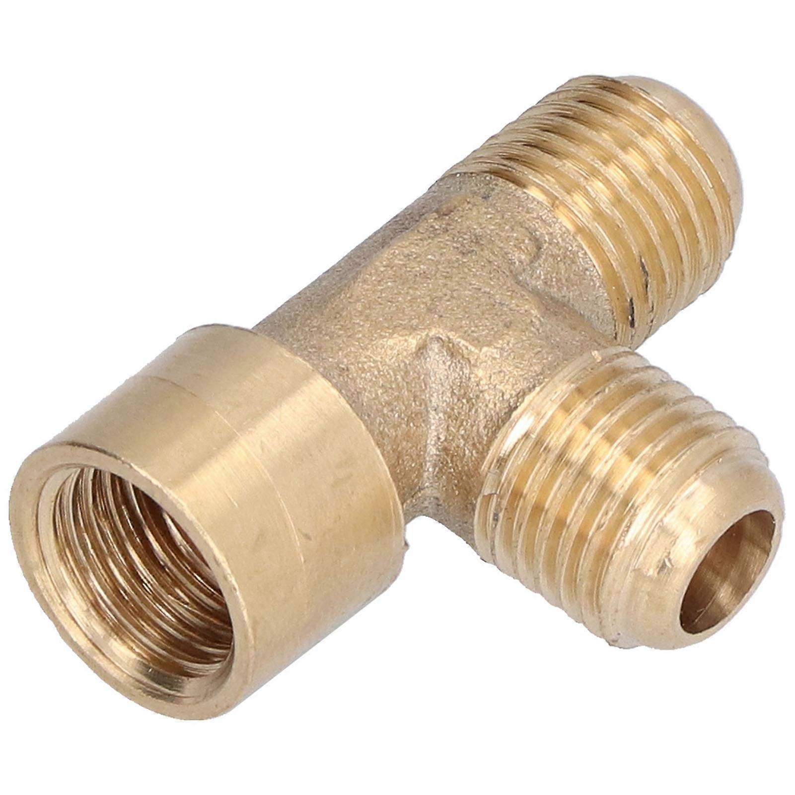3?Way Adapter Brass External Threaded Splicer Joint Fitting Pneumatic Accessories