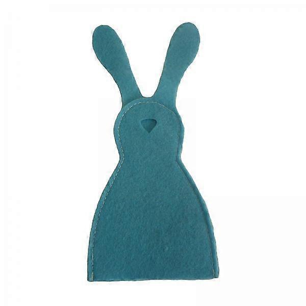 3xRabbit Easter Eggs Cover Holder for Kids Easter Decorations Easter Children Blue