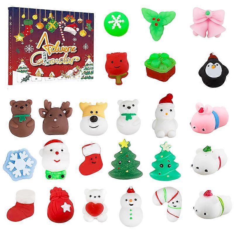 24 Days Of Christmas Blind Boxes Stress Relief Blind Boxes Pinch And Go Blind Boxes