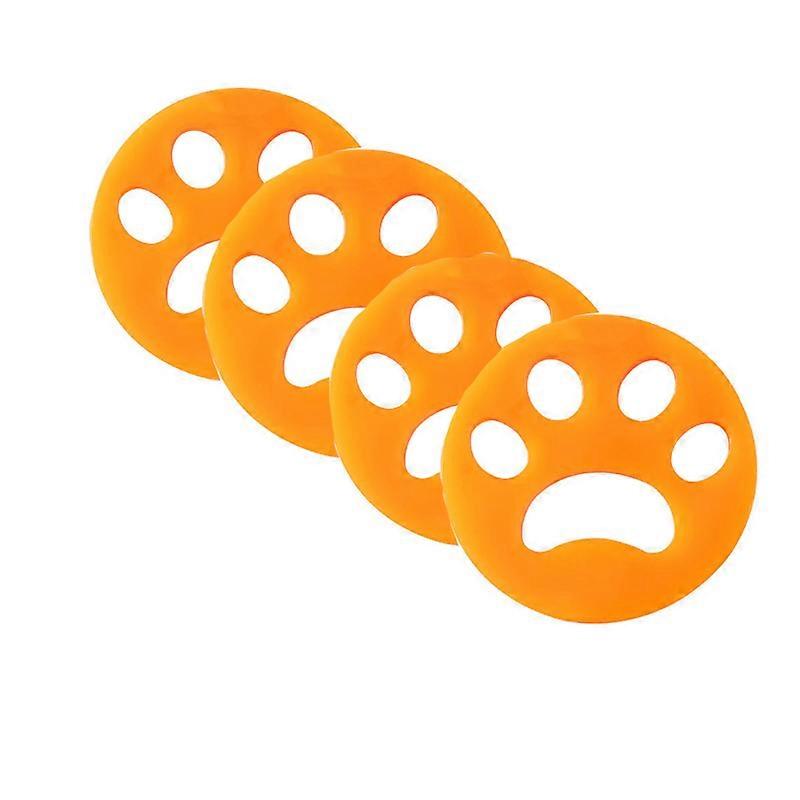 4pcs Pet Hair Collector,CatchReusablegreen