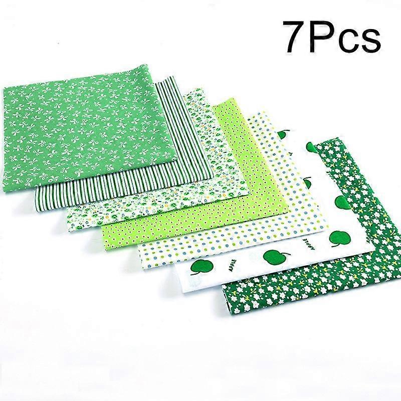 7pcs Flower Pattern Patchwork Fabric Printed Cotton Fabric Pure Cotton Floral Patchwork