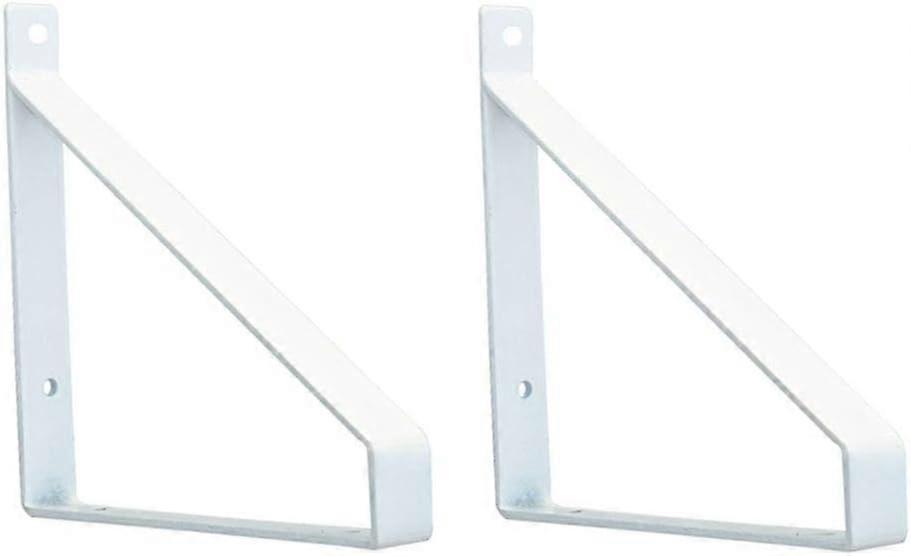 Wrought Iron Bracket Black Bearing Thickening Shelf Triangle Laminate Wall Bracket Floating Bracket Fixed Accessories (2 Pieces)