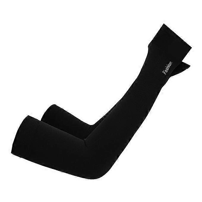 Cooling Sport Arm Sleeves Golf Bike Cycling Cover Uv Sun Black