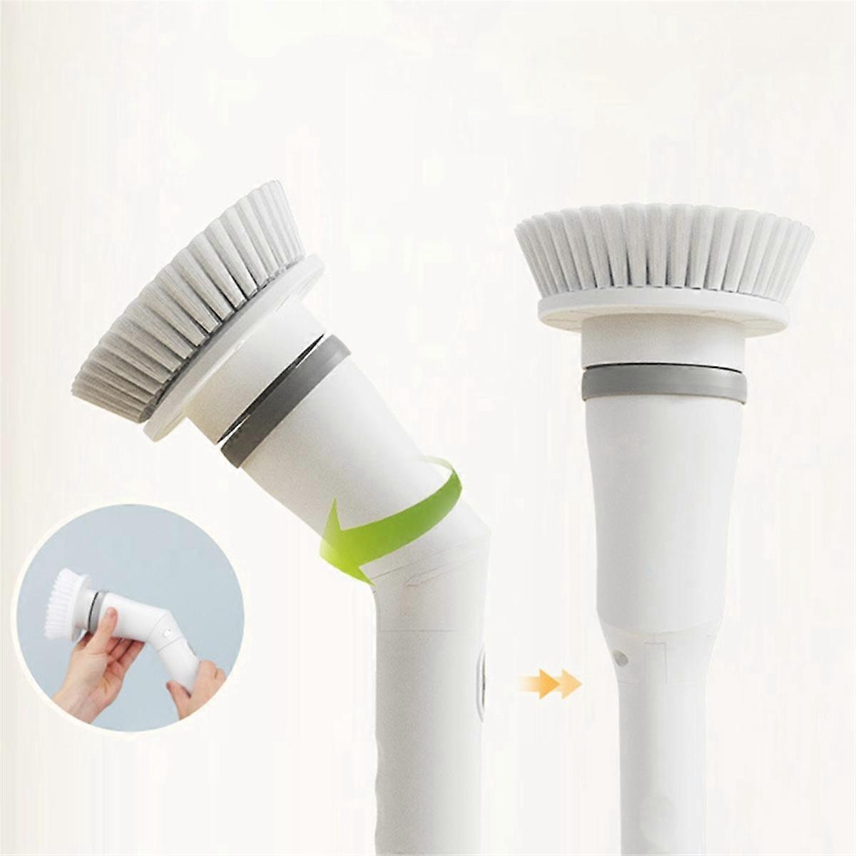 Cordless Long Handle Housekeeping Automatic Retractable Bathtub Tile Floor Dishwashing Brush Electr