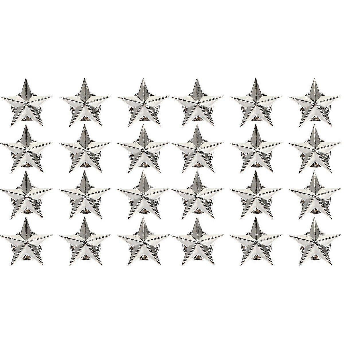 12db Star Shape jelvények lapel csapok star rating jelvények party jelmez dekorációk