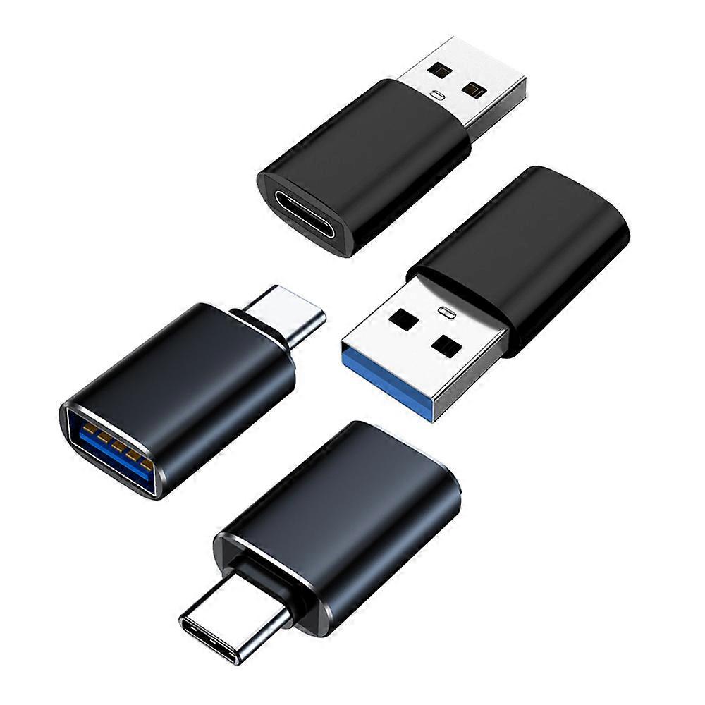 Two Combination Type-C To Usb3.0 Card Reader Data Transmission Supports Fast Charging Car U Disk Converter Adapter