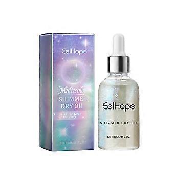 goede kleur 30ML glinsterende lichaamsolie, waterdichte langdurige lichaamsglitterolie