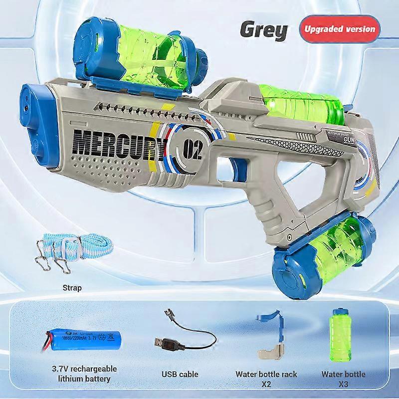 2024 neue Sommer voll automatische leuchtende Wasser Blaster Pistole elektrische Sommer Strand Spielzeug fr Kinder Kinder Jungen Mdchen Erwachsene Ges