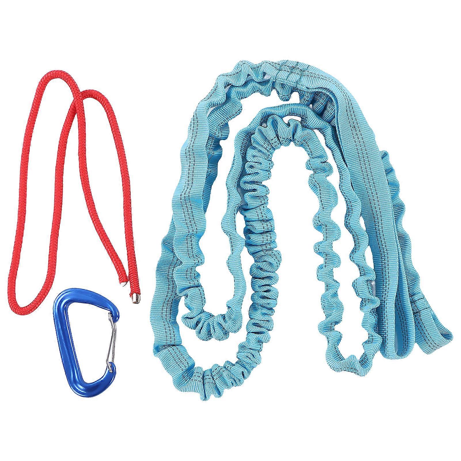 Bicycle Tow Rope with Buckle Wear Resistant Shock Absorption Resilient and Practical Compatible with Any Bicycle