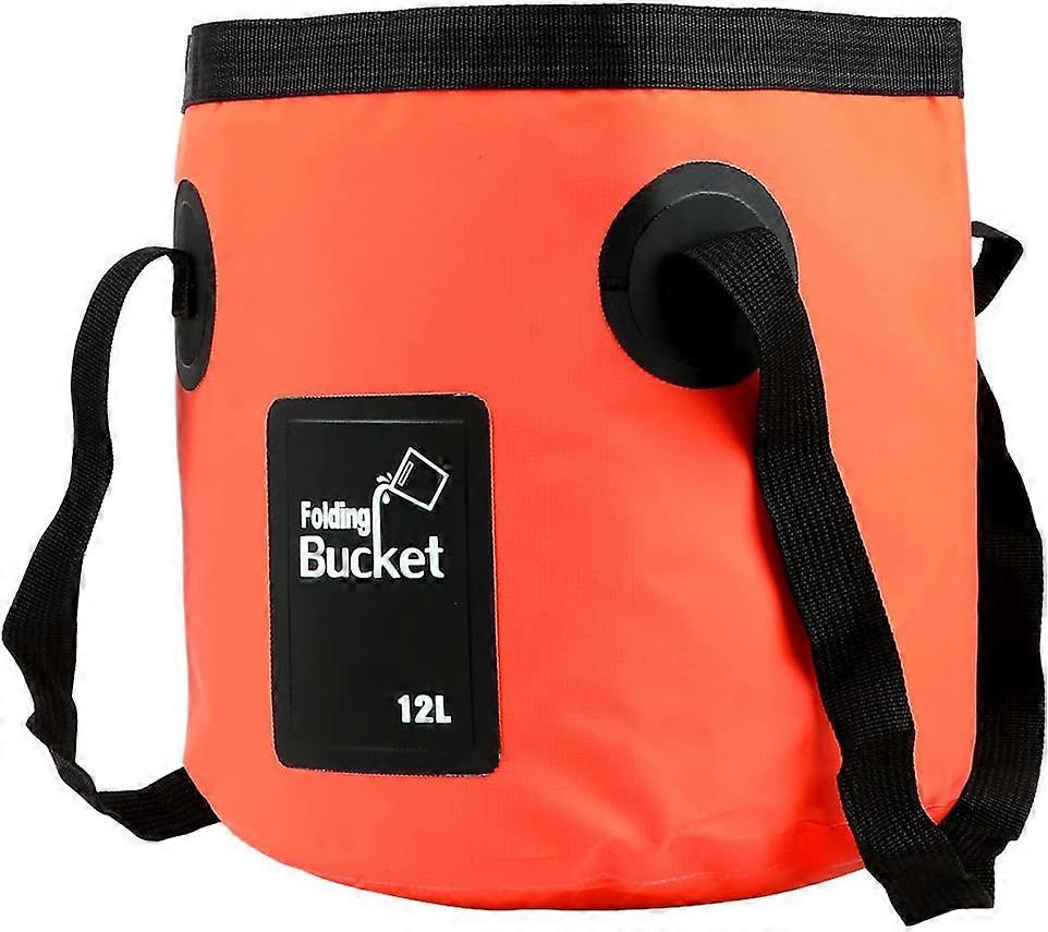 iTimo Car Wash Bucket Bärbar Utomhus Resor Vikbar Vattenhink för Camping Vandring Fiske 12L PVC