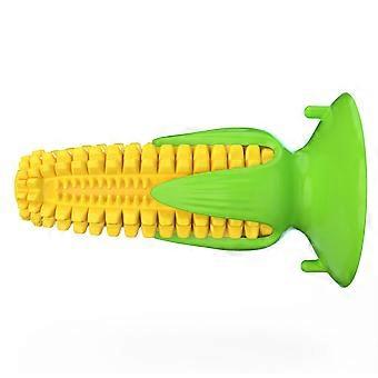 Zabawka w kształcie kukurydzy dla psa z przyssawką Puppy Dog Chew Toys dla agresywnych gryzaków Pet Molar Stick Odporny na ugryzienia, w 100% nowy