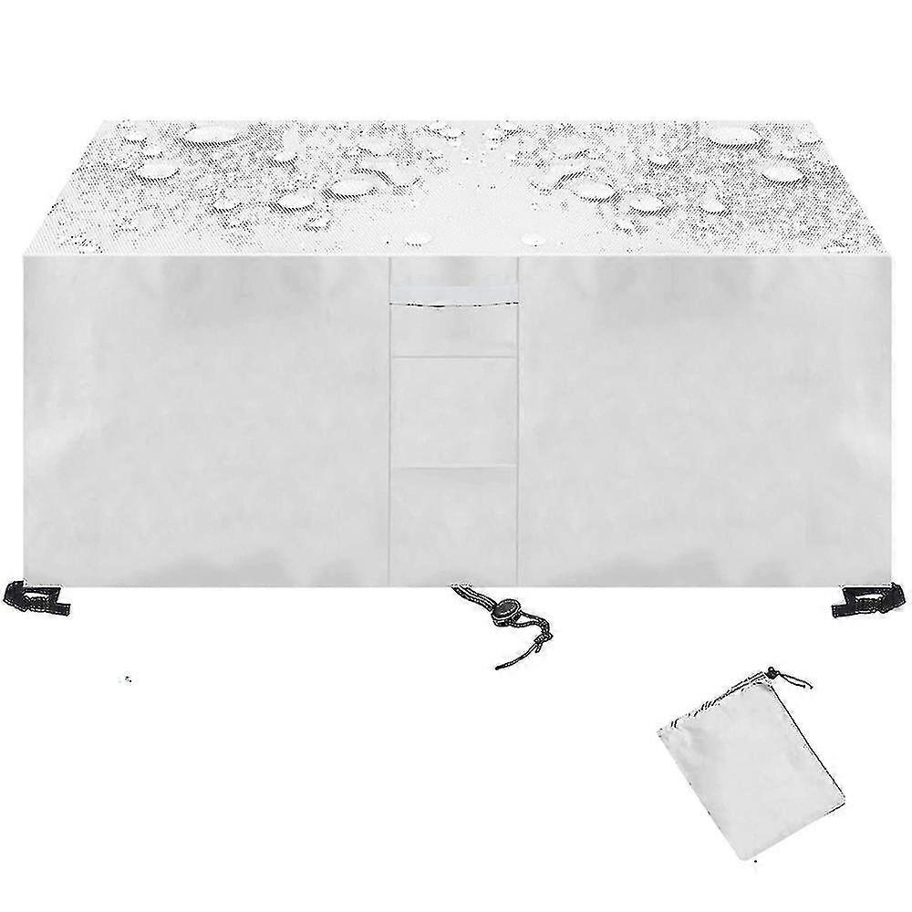 58 misure 420d coperture impermeabili per mobili da giardino in Oxford per esterni, argento