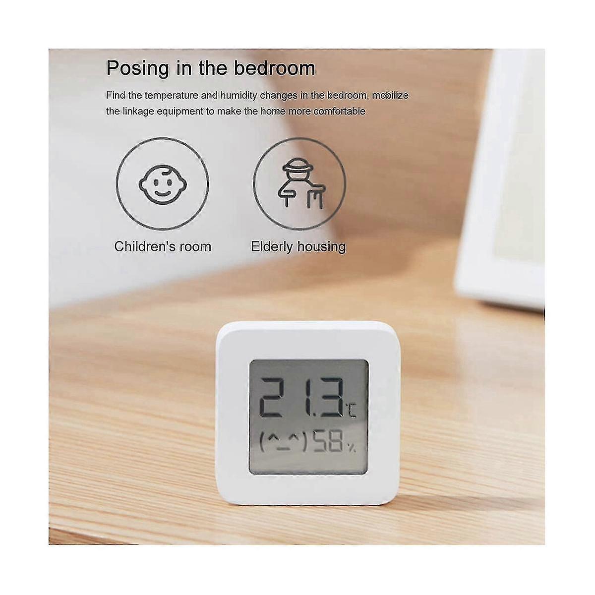 1pcs For Thermometer 2 Smart Home Temperature Humidity Sensor With Lcd Screen Digital Moisture