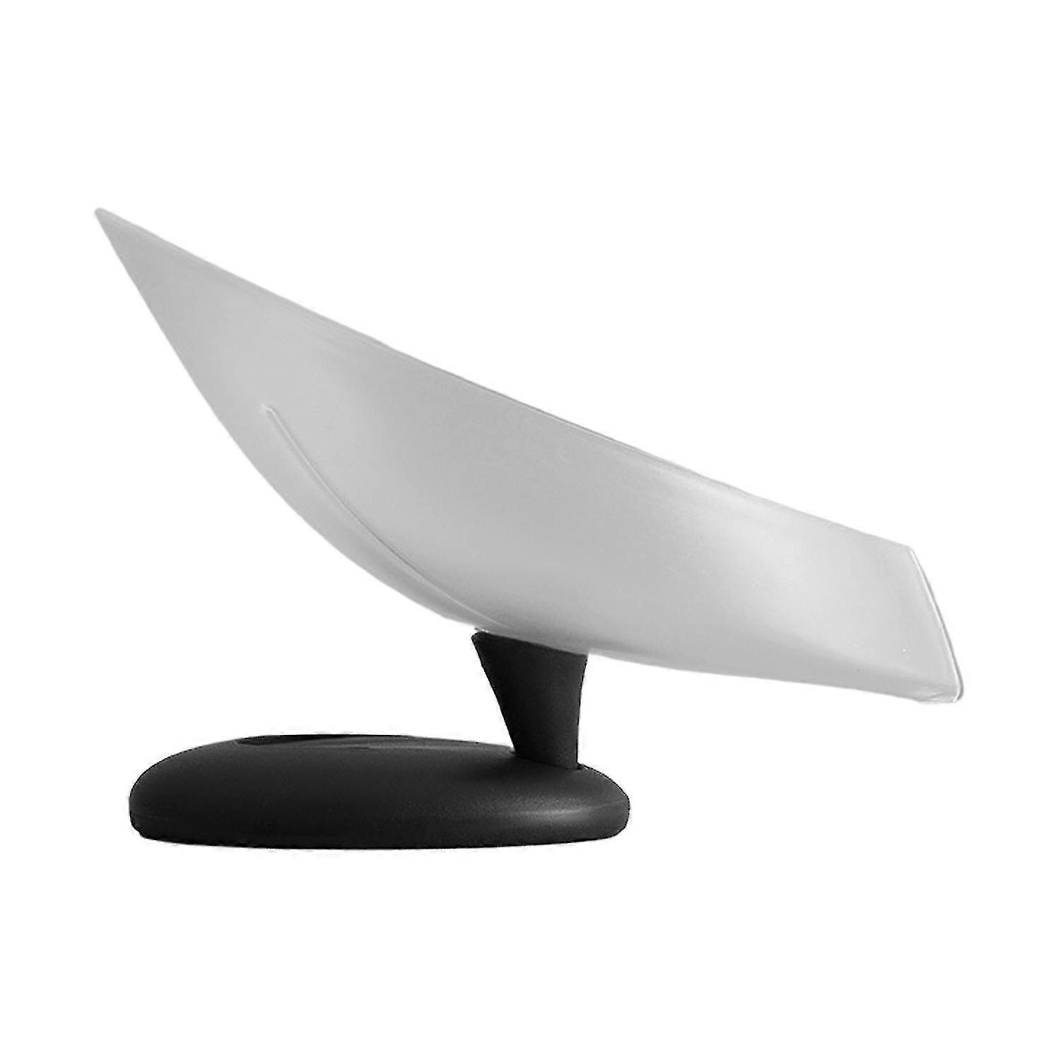 Soap Box Creative Shape Space-saving Plastic Rotatable Drain Soap Storage Holder Tray for Home- Xixi