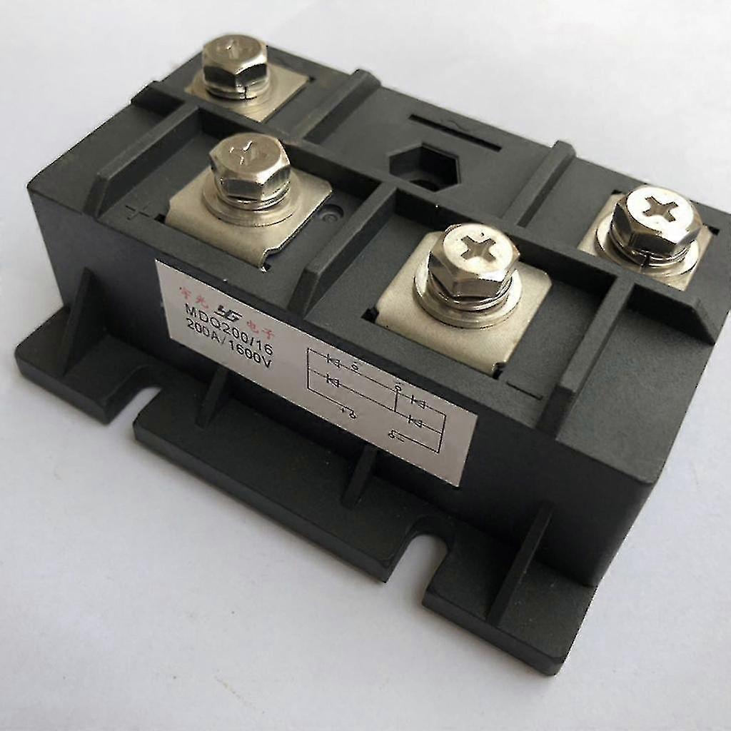 Mdq-200a Bridge Rectifier 200a 1600v Single Phase Full Wave Diode Module Switch Auxiliary Current Accessories-yujia