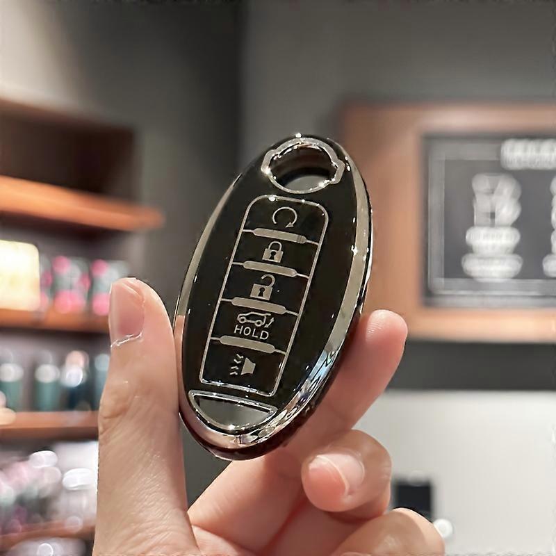 Key FOB Cover TPU Car Keys Shell For Nissan For Altima For Sentra For Rogue For Pathfinder For Murano For Armada For Maxima For Versa Remote Key Girly