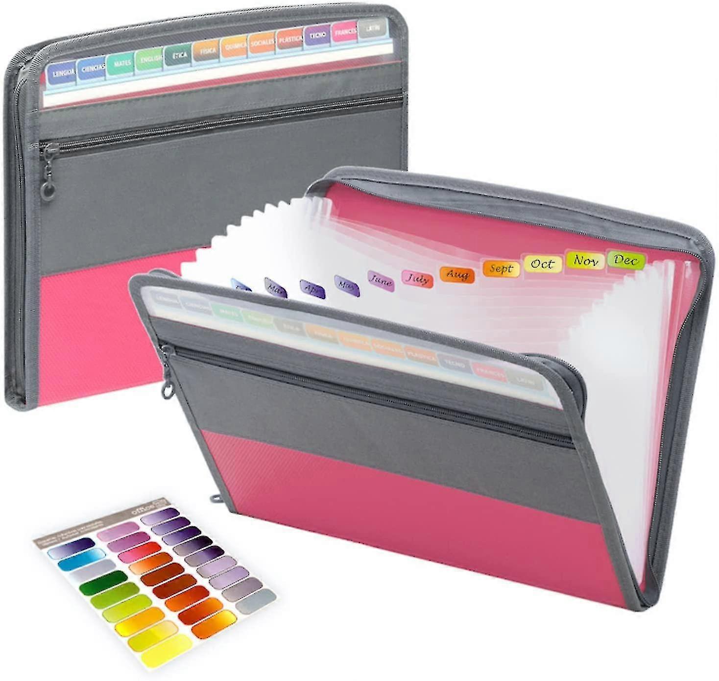 Folder A4 Portable Organ File Bag 13 Multi-layer Expandable Desktop Accordion Folder