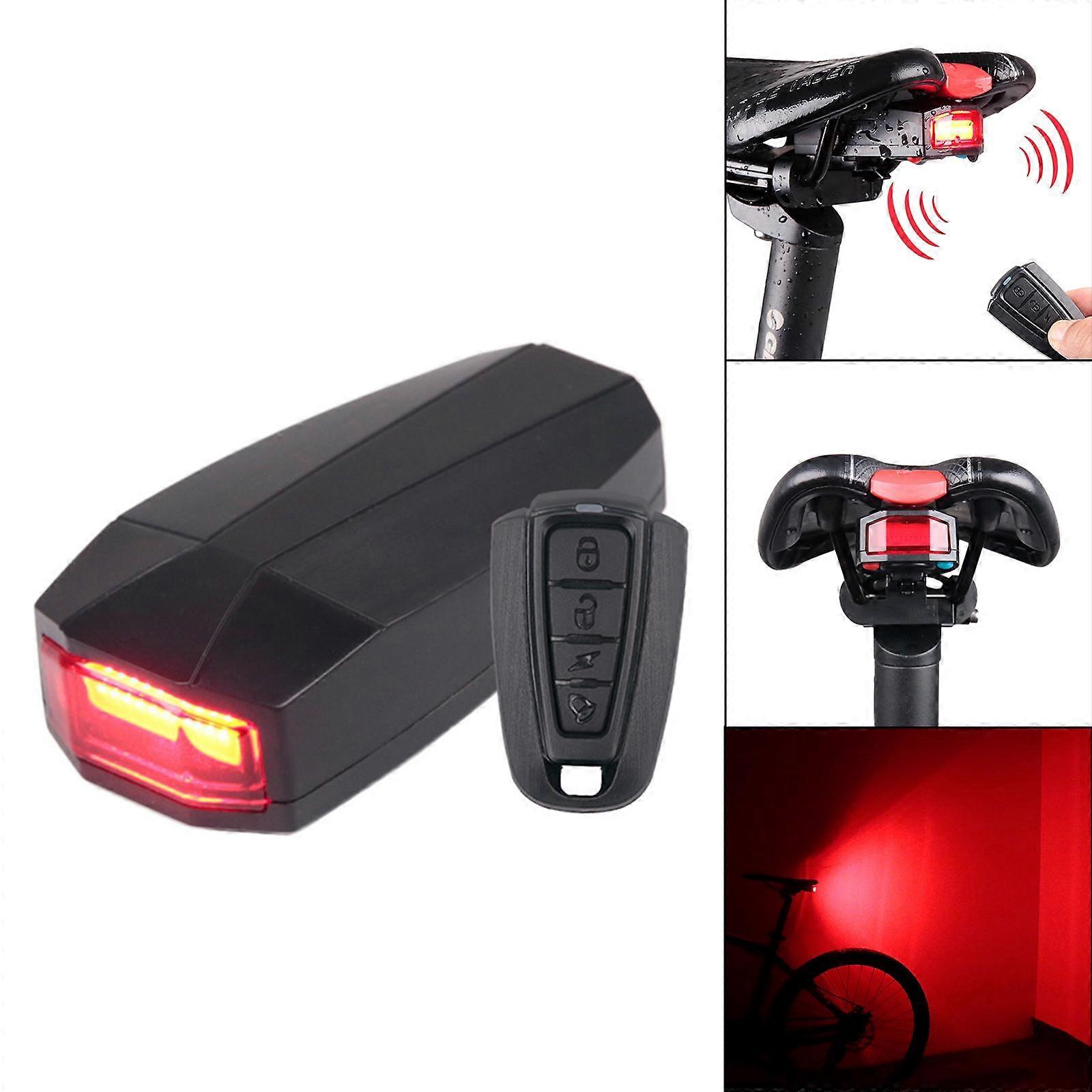 Tail Light Anti-theft Alarm USB Rechargeable Tail Lights