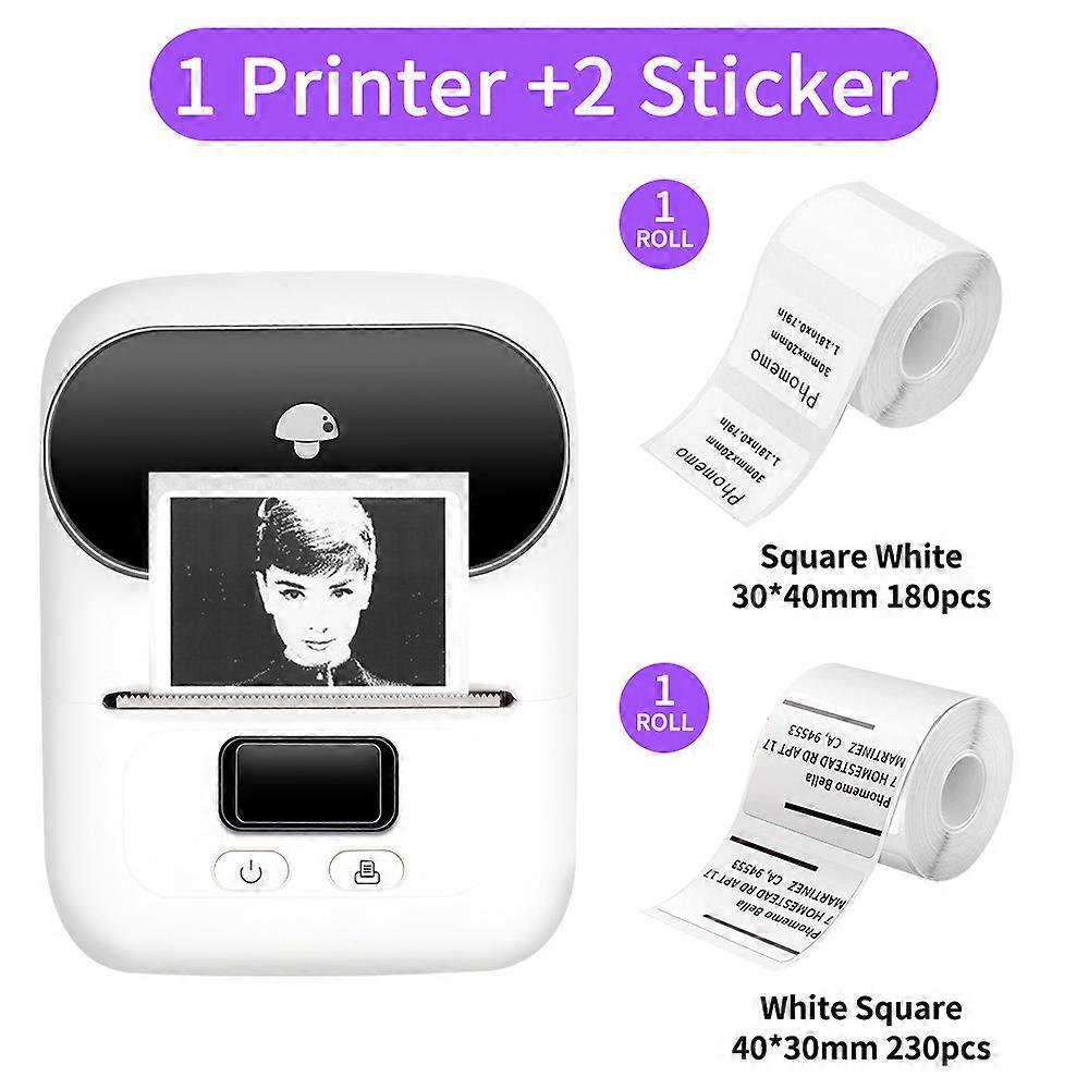 Portable Printer M110 Christmas Labels Sticker Maker Wireless Thermal Barcode Label Machine for Android & IOS Phone