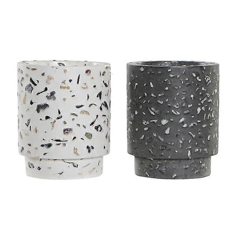 Candle Modern (2 Pcs) (9.5 X 9.5 X 11.4 Cm)