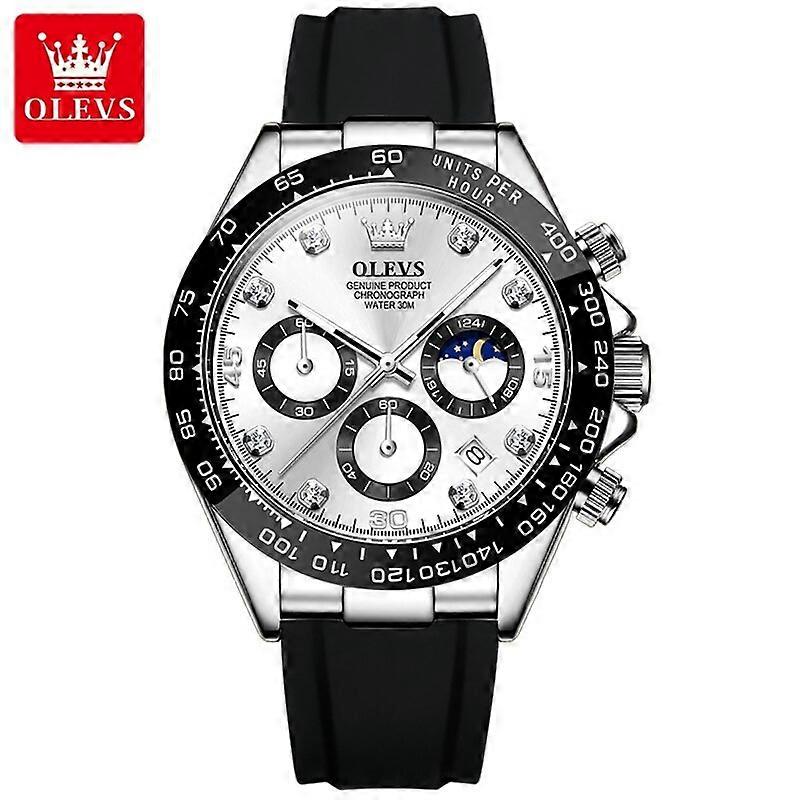 OLEVS Luxury Men's Watches Top Brand Fashion Quartz Wristwatch Sport Chronograph Waterproof Watch For Men Relogios Masculino