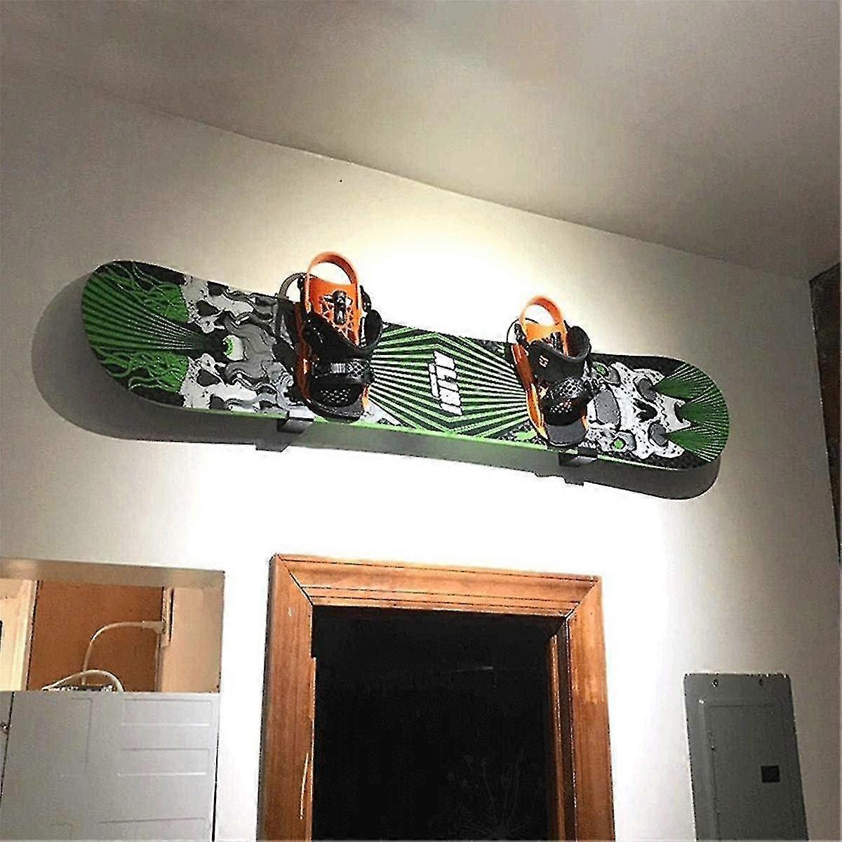 מתלה תצוגה מינימליסטי לסנובורד, אחסון לתלייה על הקיר מתלה גלשנים מינימליסטי לתלייה על הקיר / Displa